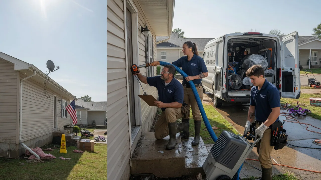 Ceiling Water Damage Restoration in Tonica, IL near me
